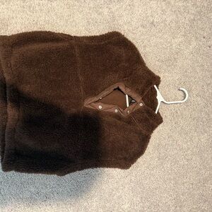H&M Chocolate Fleece Vest
